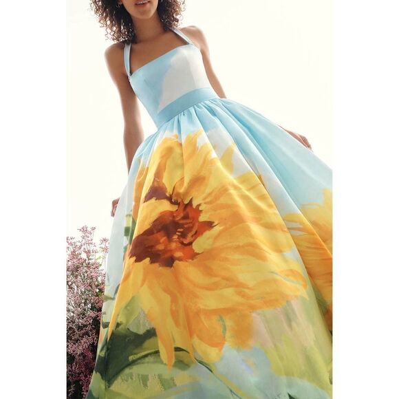 Leo Lin nadia volumous gown in Landscape US2 - Picture 3 of 12